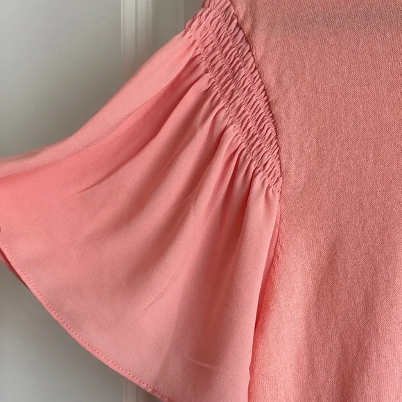 LOFT Coral Short Sleeve Top - Picture 4 of 6